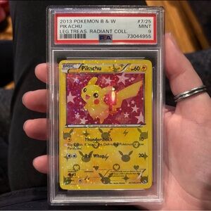 PSA 9 Pikachu Radiant Collection 7/25